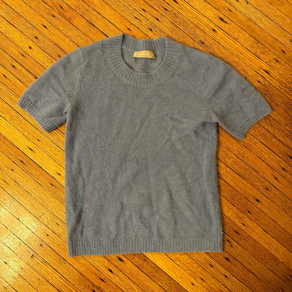 Everlane alpaca sweater tee